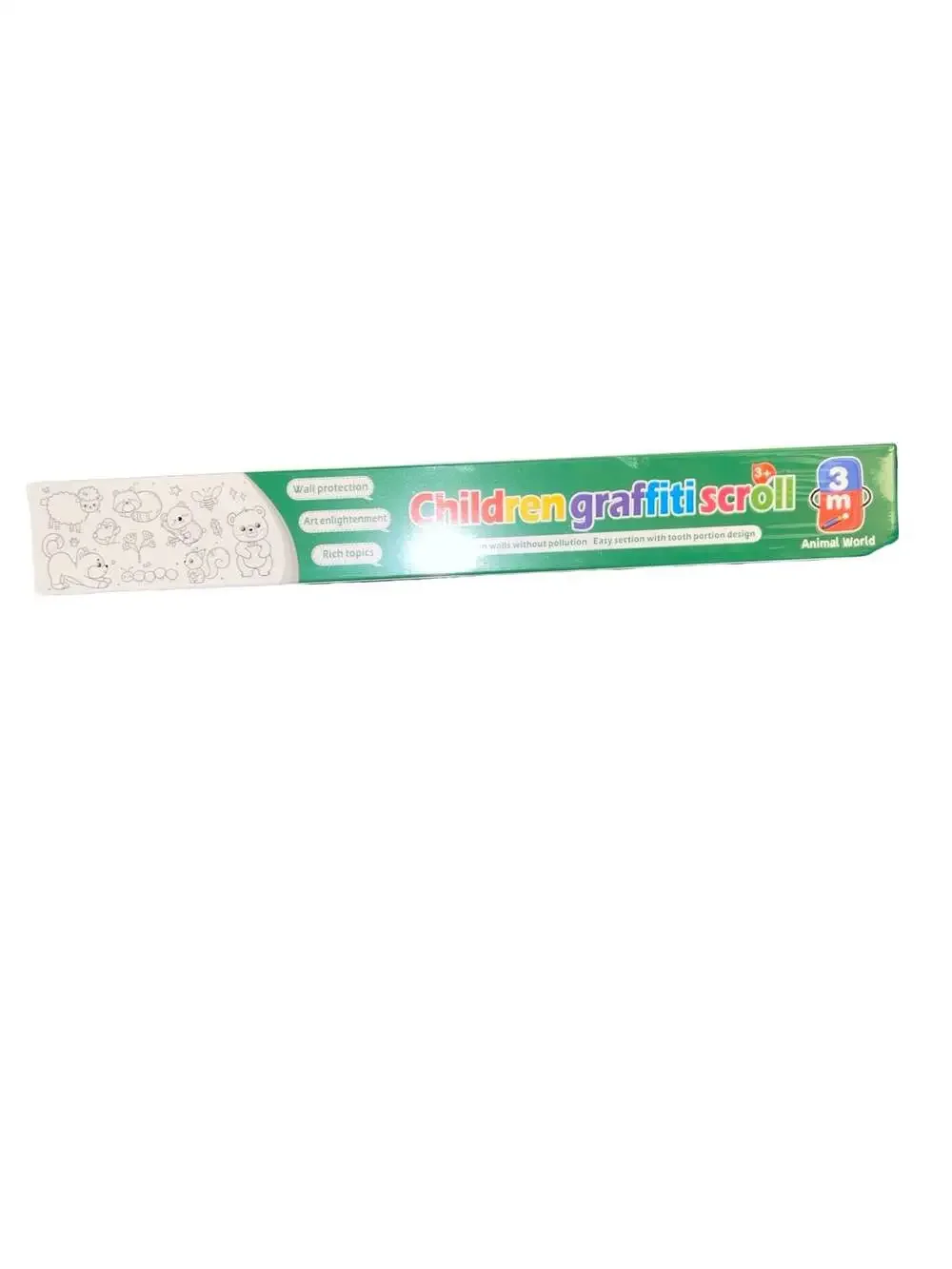 Children Graffiti Scroll - Animal World - 3m